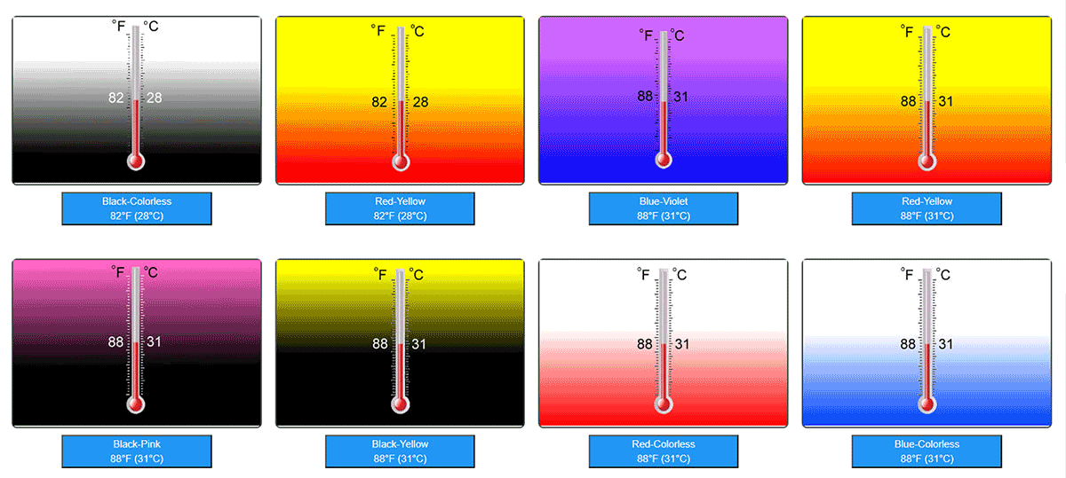28℃ - 31℃ 온도 변화 분말 시리즈