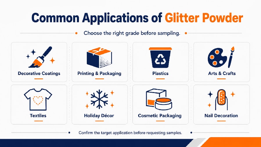 iSuoChem glitter powder for industrial and decorative applications