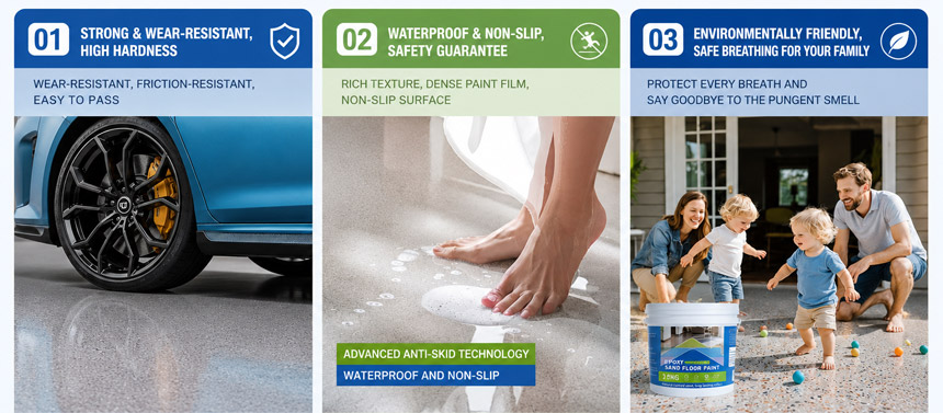 Wear-resistant Non slip Floor Coating Wear-resistant Non slip Floor Coating