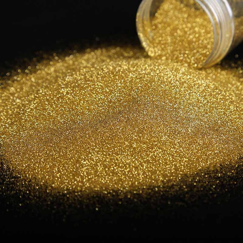 formaldehyde free gold glitter powder