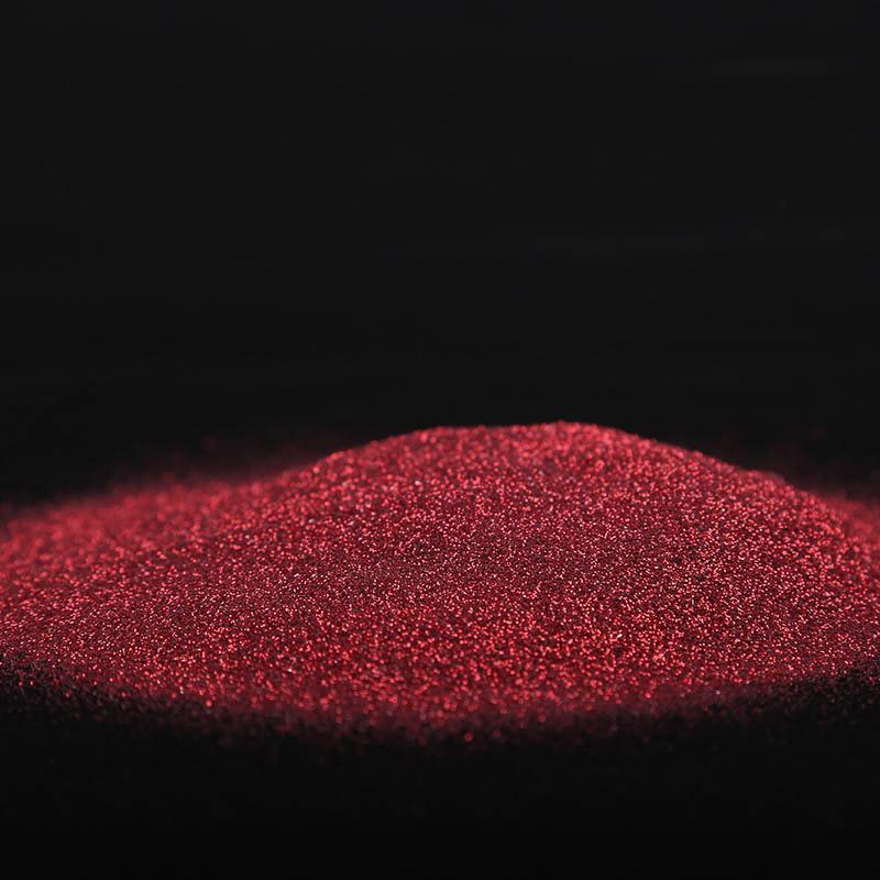 solvent resistance red glitter pigment