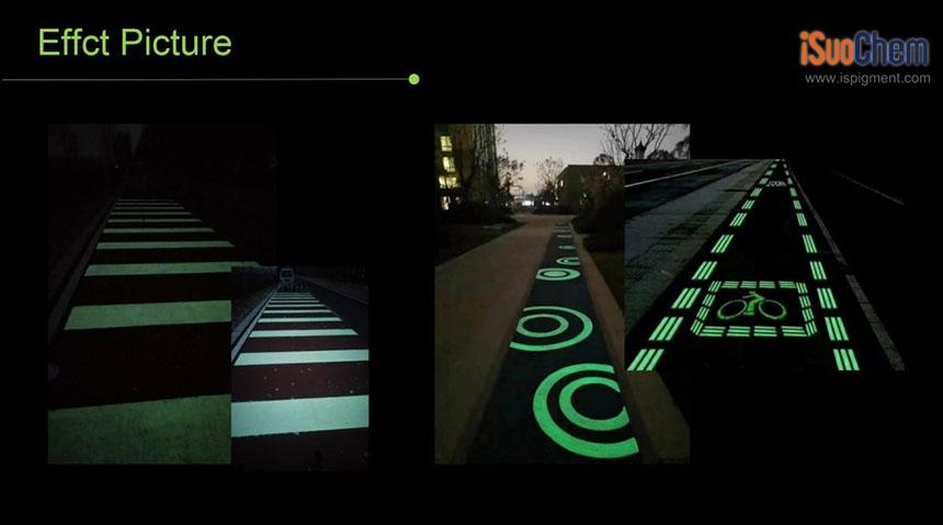 인광 발광 분말의 영리한 사용은 도로를 아름답고 실용적으로 만들 수 있습니다.
