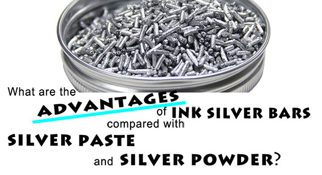 실버 페이스트 및 은색과 비교하여 잉크 실버 바의 장점은 무엇입니까? 